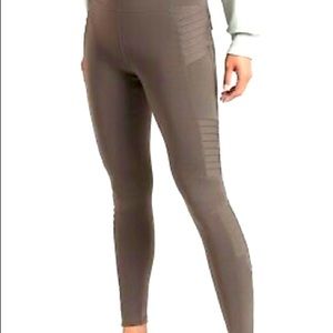 ATHLETA Delancey Moto Tight in Coffee House - Size Small